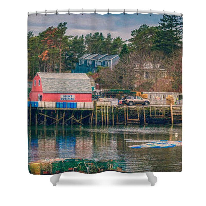 Baileys Island Shower Curtain featuring the photograph Downeast by Guy Whiteley