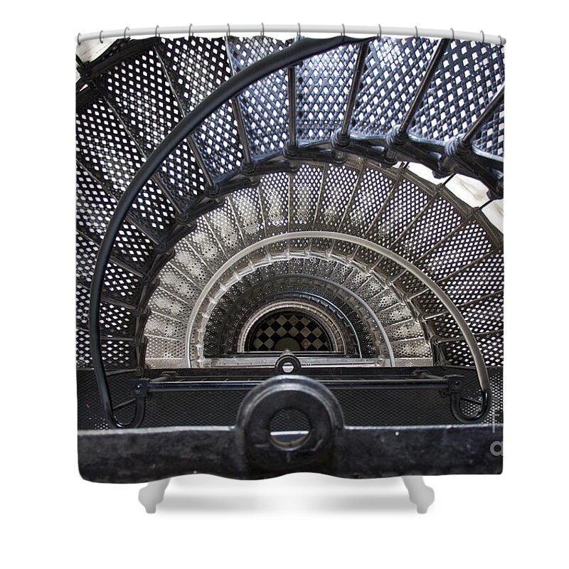 Spiral Shower Curtain featuring the photograph Downward Spiral by Douglas Stucky