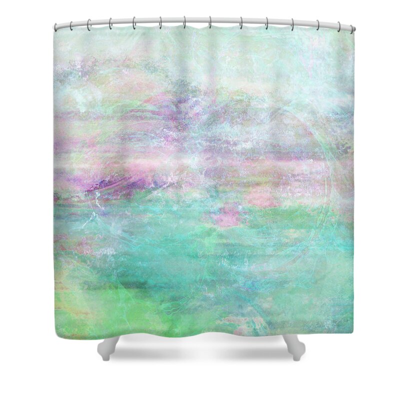Abstract Art Shower Curtain featuring the painting Dream - Abstract Art by Jaison Cianelli