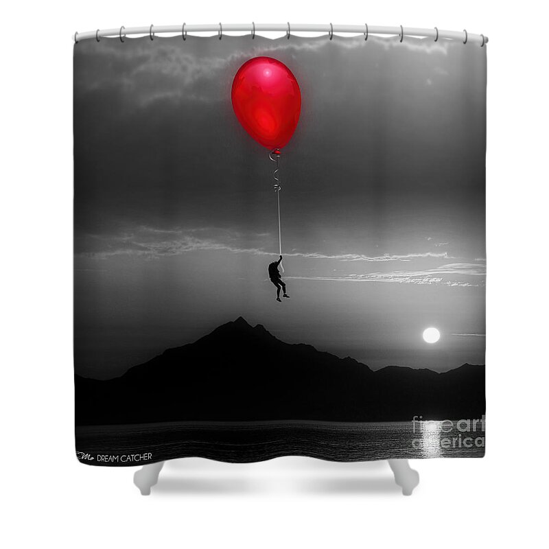 Dream Catcher Shower Curtain featuring the photograph Dream Catcher by Mo T