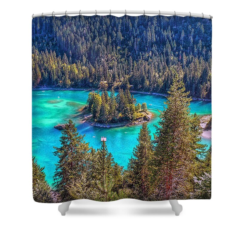 Switzerland Shower Curtain featuring the photograph Dream Lake by Hanny Heim