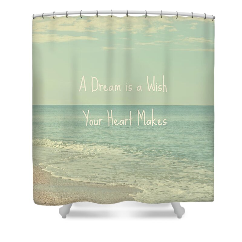 Seascape Shower Curtain featuring the photograph Dreams and Wishes by Kim Hojnacki