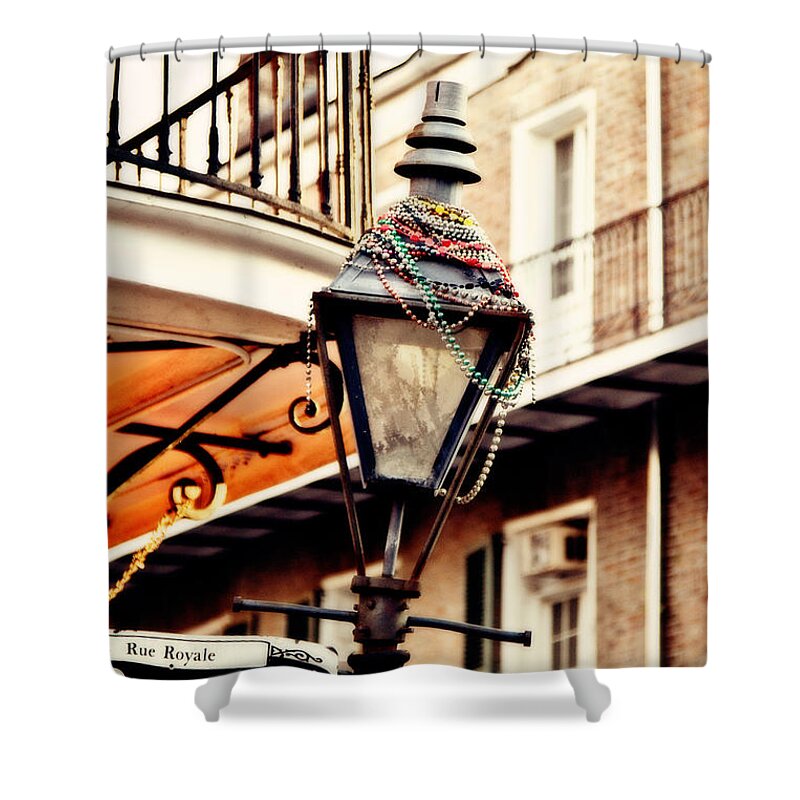 Gas Lamp Shower Curtain featuring the photograph Dressed for the Party by Scott Pellegrin