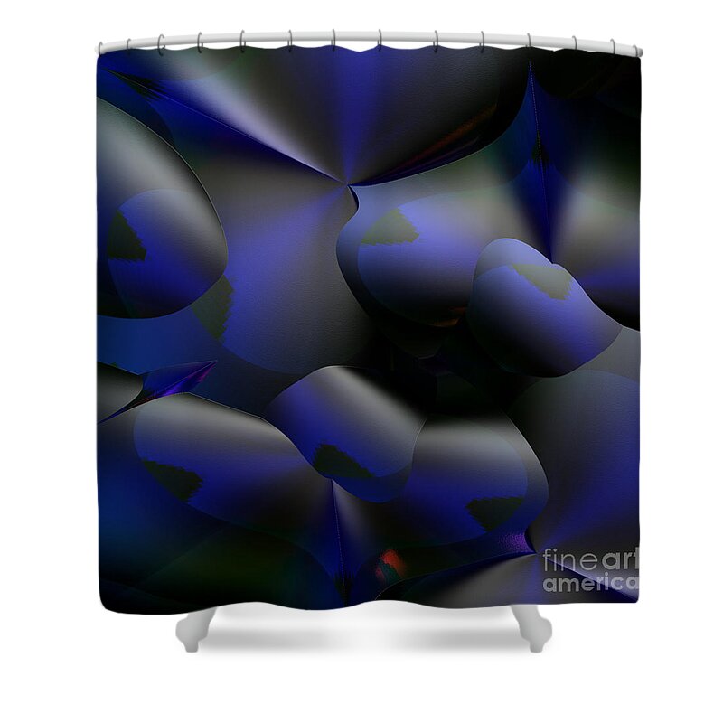  Shower Curtain featuring the digital art Drifting Off by jammer by First Star Art