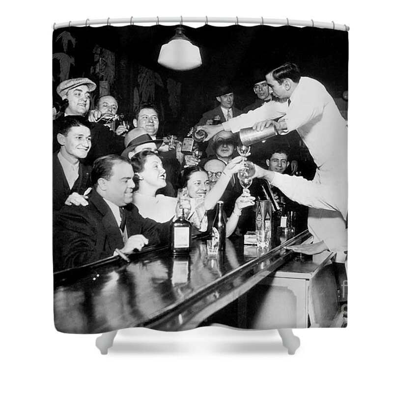 We Want Beer Shower Curtain featuring the photograph Drink Up by Jon Neidert