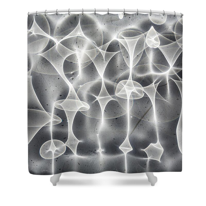 Dripping Shower Curtain featuring the photograph Drip Chamber 1 by Scott Campbell