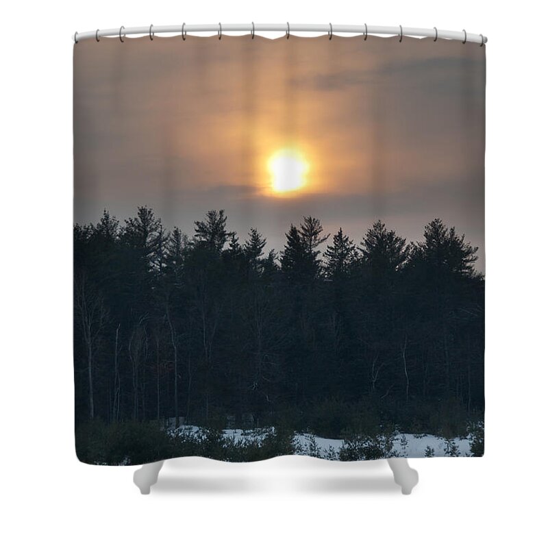 Sunsets Shower Curtain featuring the photograph Dusky Sunset by Cheryl Baxter