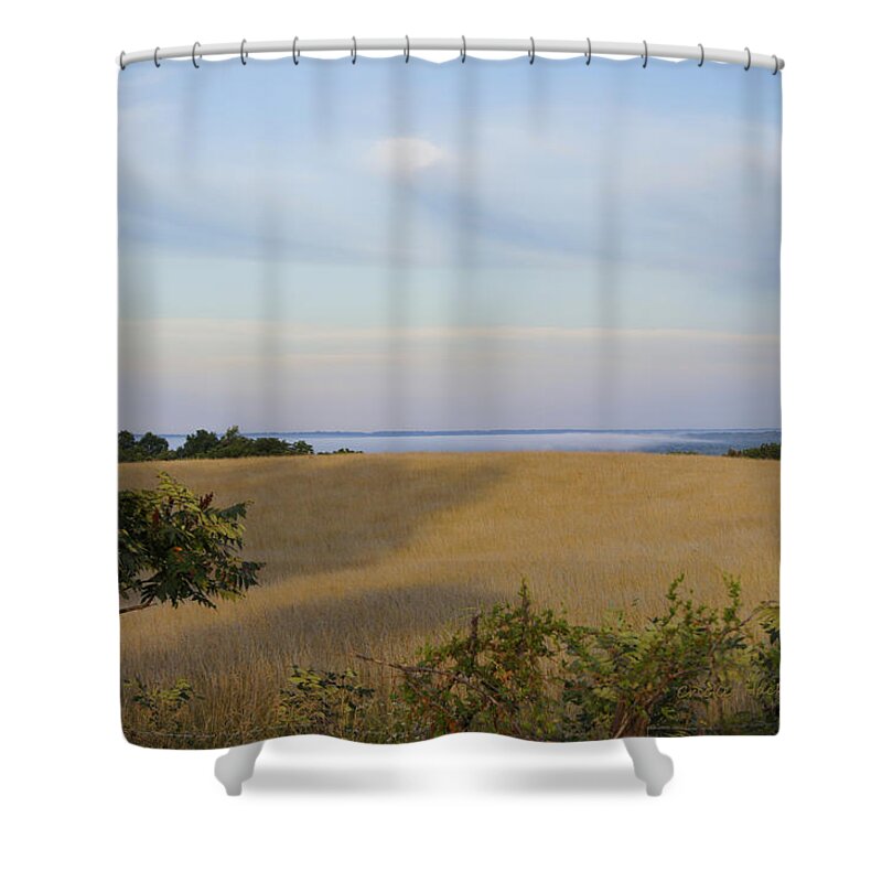 Golf Shower Curtain featuring the photograph Eagle Knoll Golf Club - The View From Hole Four by Cricket Hackmann