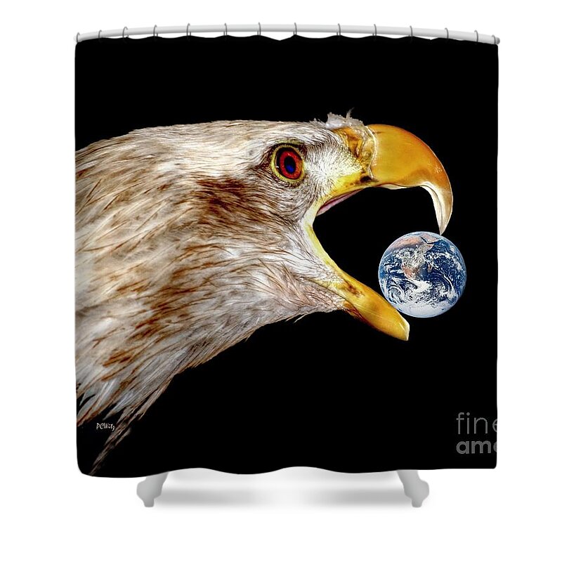 Earth Shattering Influence Shower Curtain featuring the photograph Earth Shattering Influence by Patrick Witz
