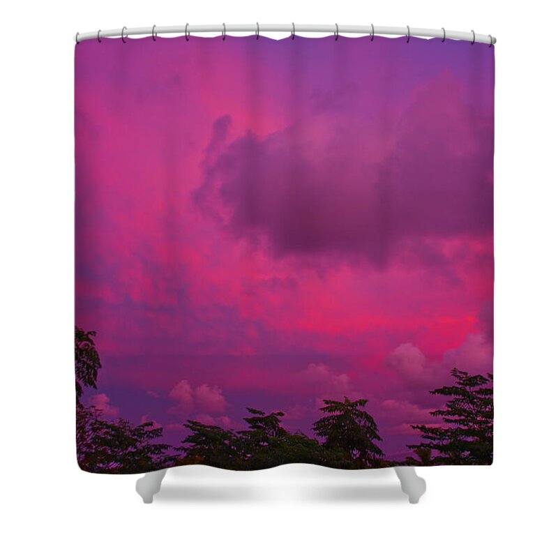 Easter Island Shower Curtain featuring the photograph Easter Island Sunrise 1 by Kent Nancollas