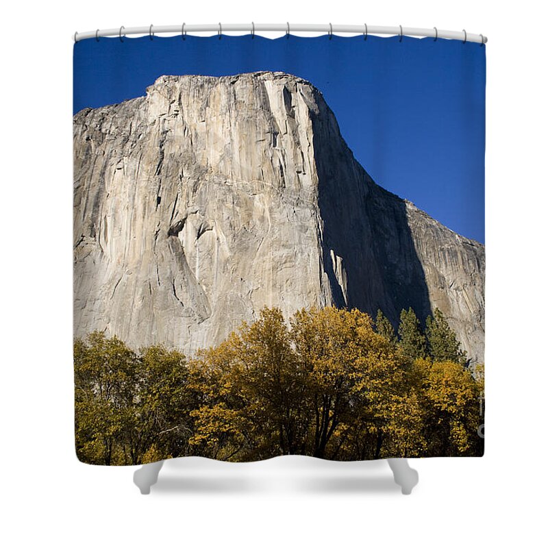 Yosemite Shower Curtain featuring the photograph El Capitan in Yosemite National Park by David Millenheft