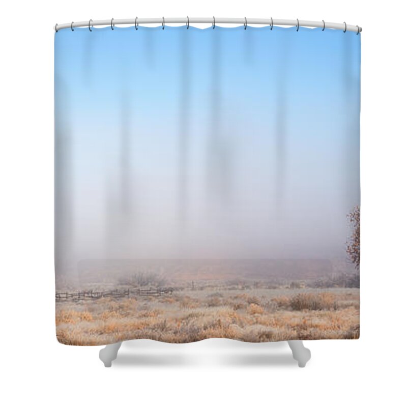 Pano Shower Curtain featuring the photograph Emptiness of Moab by Darren White