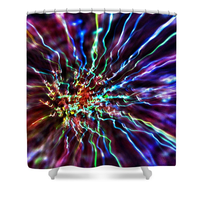 Energy Shower Curtain featuring the photograph Energy 2 - Abstract by Marianna Mills