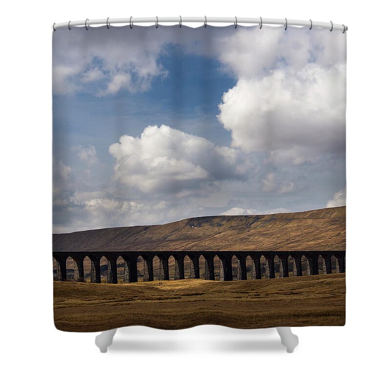 Tranquility Shower Curtain featuring the photograph England, North Yorkshire, Ribblehead by Jason Friend Photography Ltd