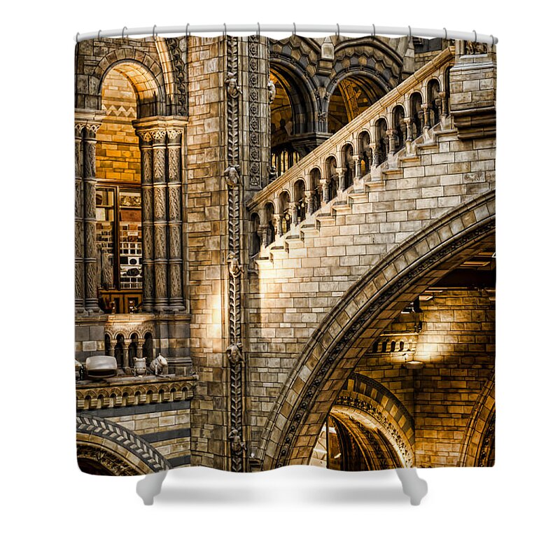 Architecture Shower Curtain featuring the photograph Escheresq by Heather Applegate