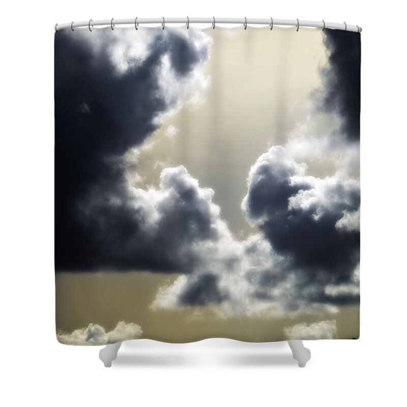 Sky Shower Curtain featuring the photograph Eternal Hope by Donna Blackhall