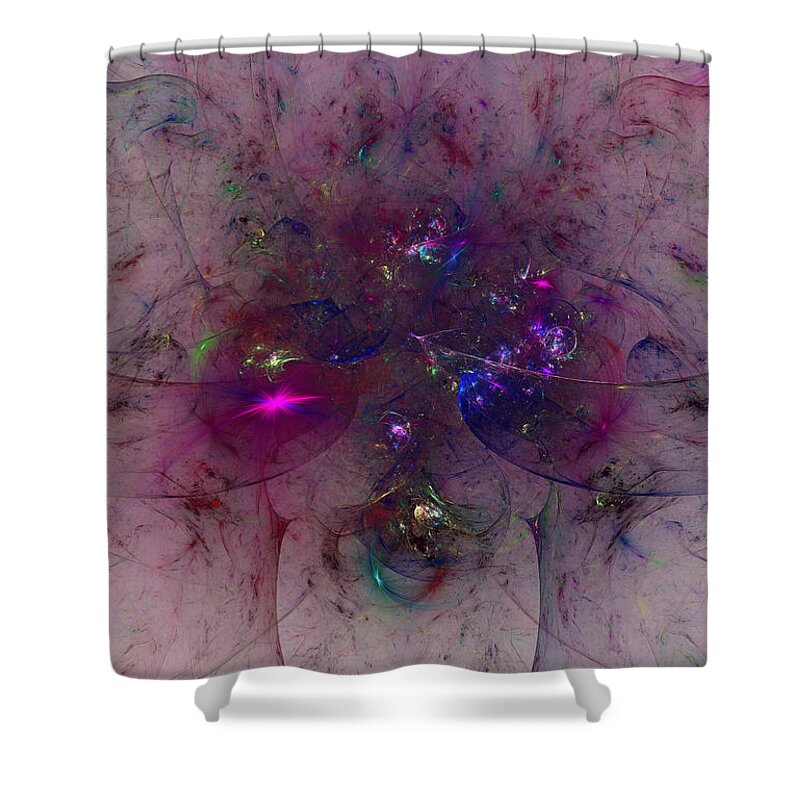 Fractal Shower Curtain featuring the digital art Ethics Of Belief by Jeff Iverson