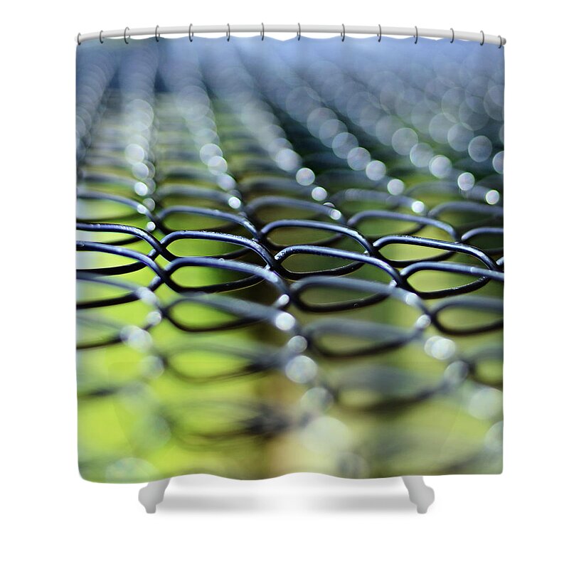 Abstract Shower Curtain featuring the photograph Event Horizon by Laura Fasulo