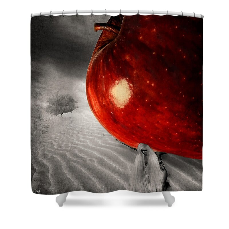 Eve Shower Curtain featuring the photograph Eve's Burden by Lourry Legarde