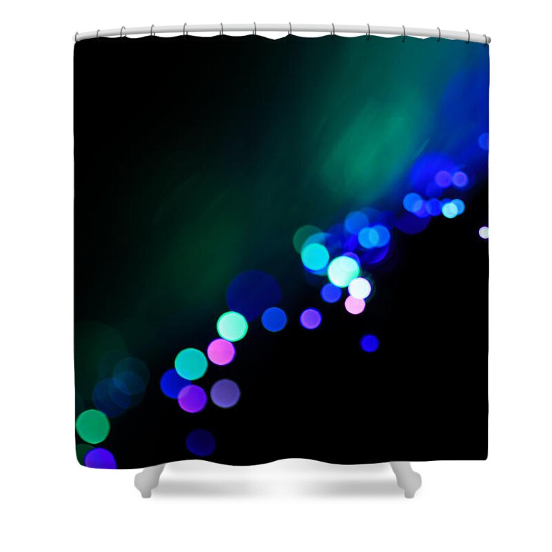Abstract Shower Curtain featuring the photograph Fade to Black by Dazzle Zazz