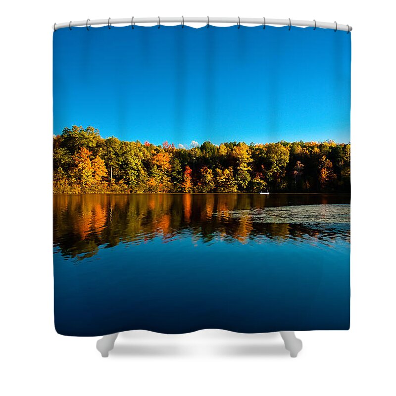 Fall Shower Curtain featuring the photograph Fall Fishing by Robert L Jackson