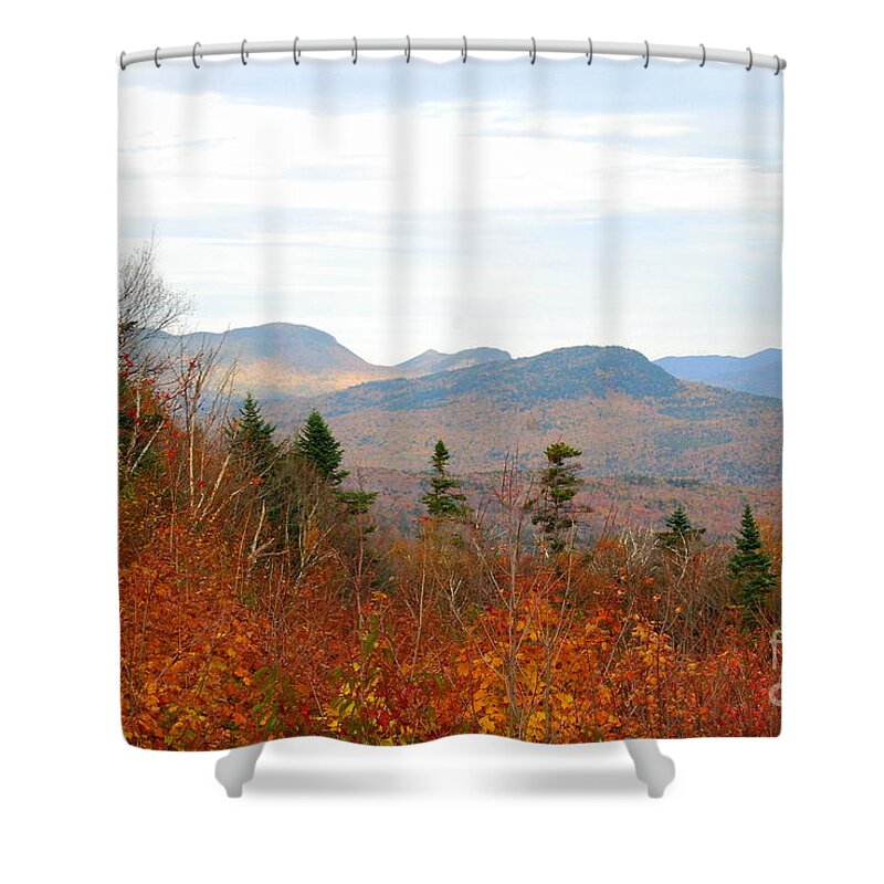 Autumn Color Shower Curtain featuring the photograph Fall In The North Country by Eunice Miller