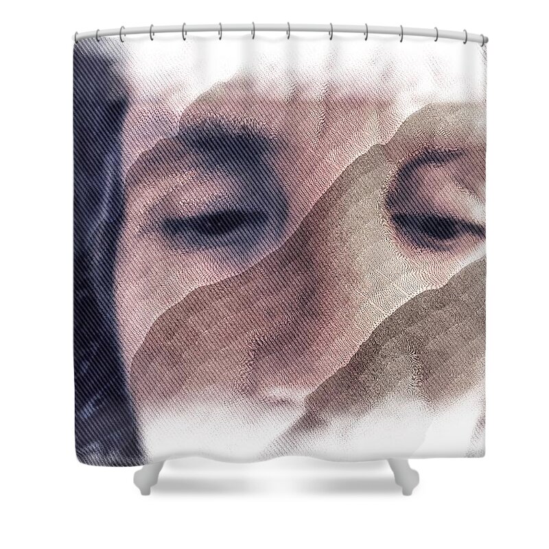 Portrait Shower Curtain featuring the photograph Fall by Suzy Norris