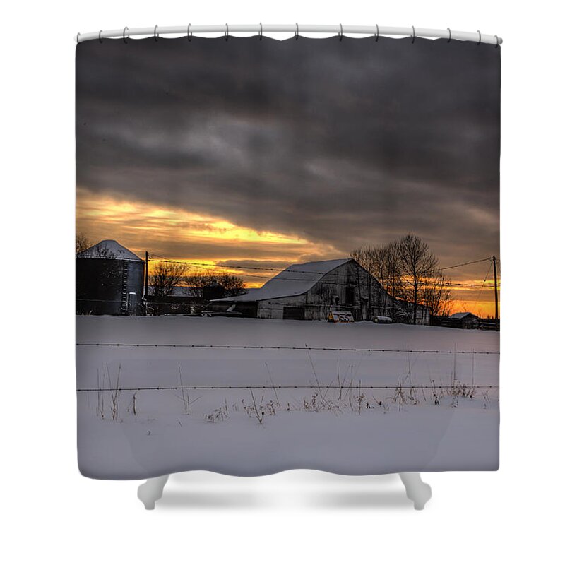 Abandoned Shower Curtain featuring the photograph Farm by Jakub Sisak