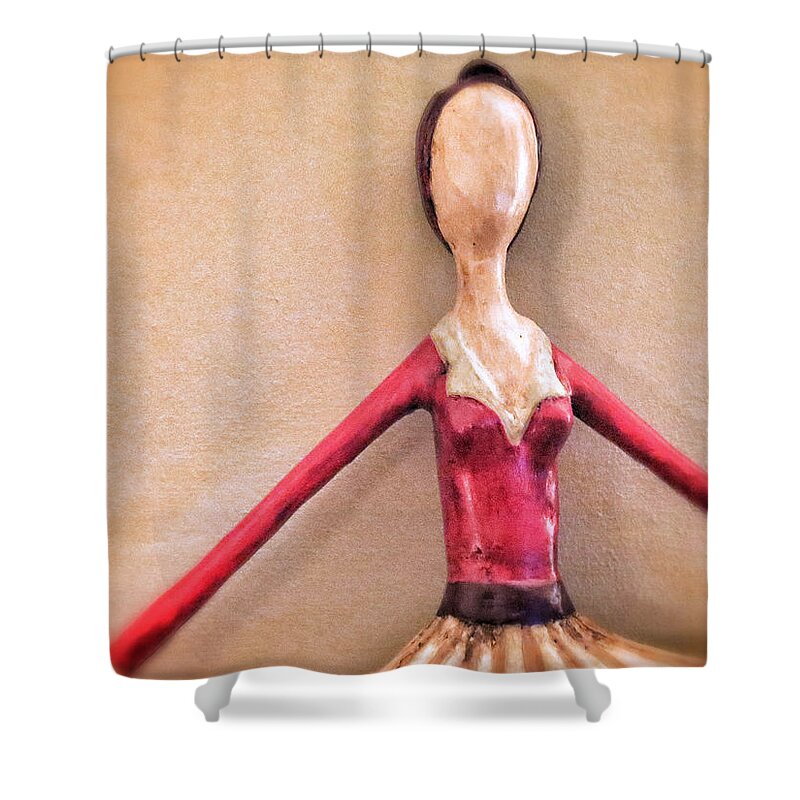 Blank Shower Curtain featuring the photograph Feeling a Bit Blank Today by Gia Marie Houck
