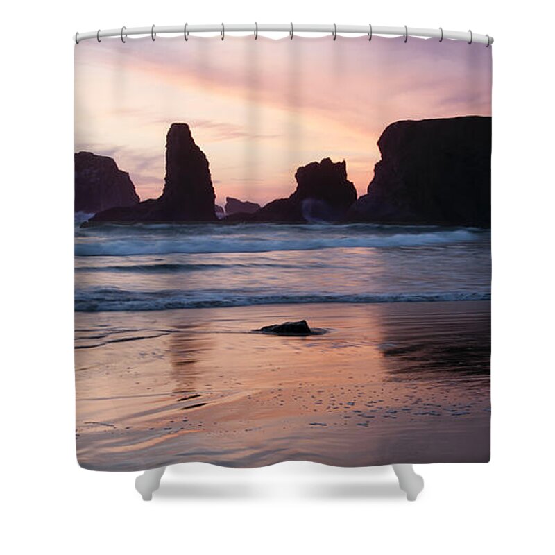 Sunset Shower Curtain featuring the photograph Feeling Purple by Vivian Christopher