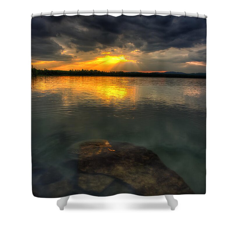 Bay Shower Curtain featuring the photograph Fingers of God by Jakub Sisak