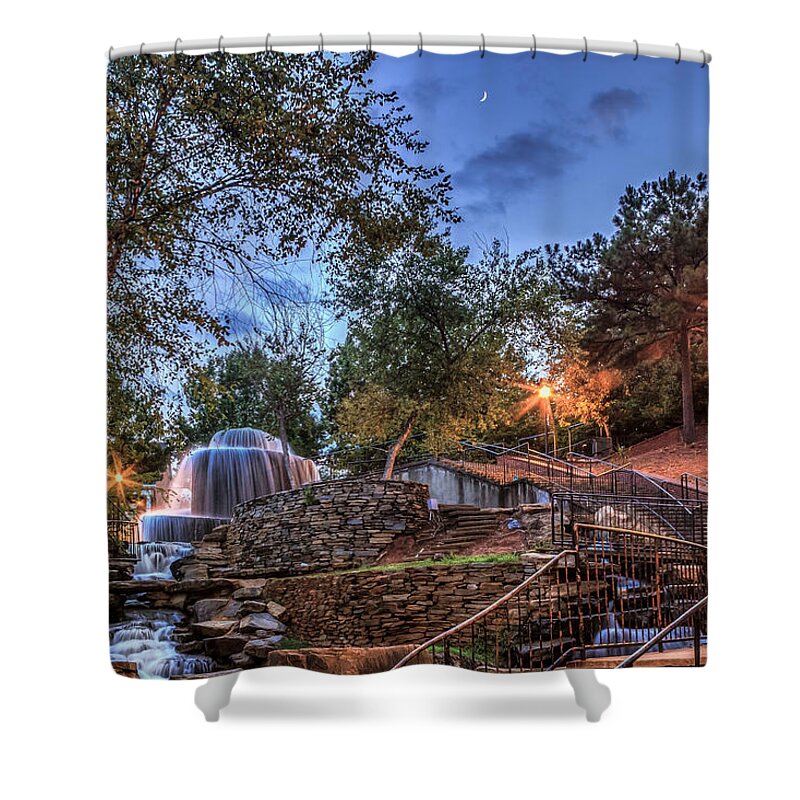 Columbia Shower Curtain featuring the photograph Finlay Park #1 by Traveler's Pics