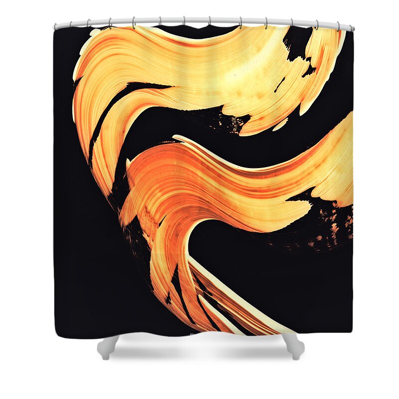 Firewater 5 - Abstract Art By Sharon Cummings Shower Curtain for Sale ...