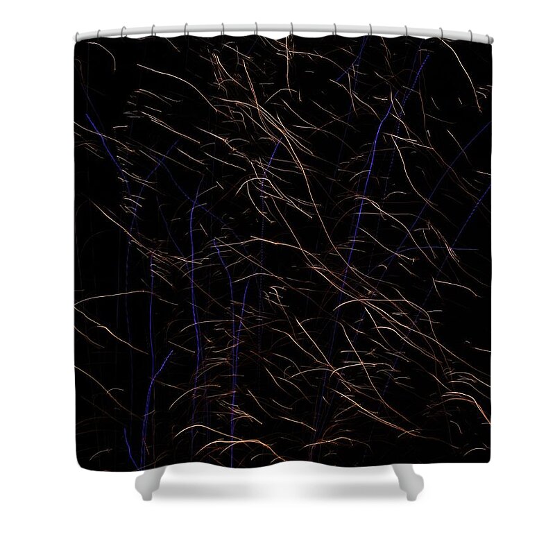 Fireworks Shower Curtain featuring the photograph Fireworks series no.4 by Ingrid Van Amsterdam