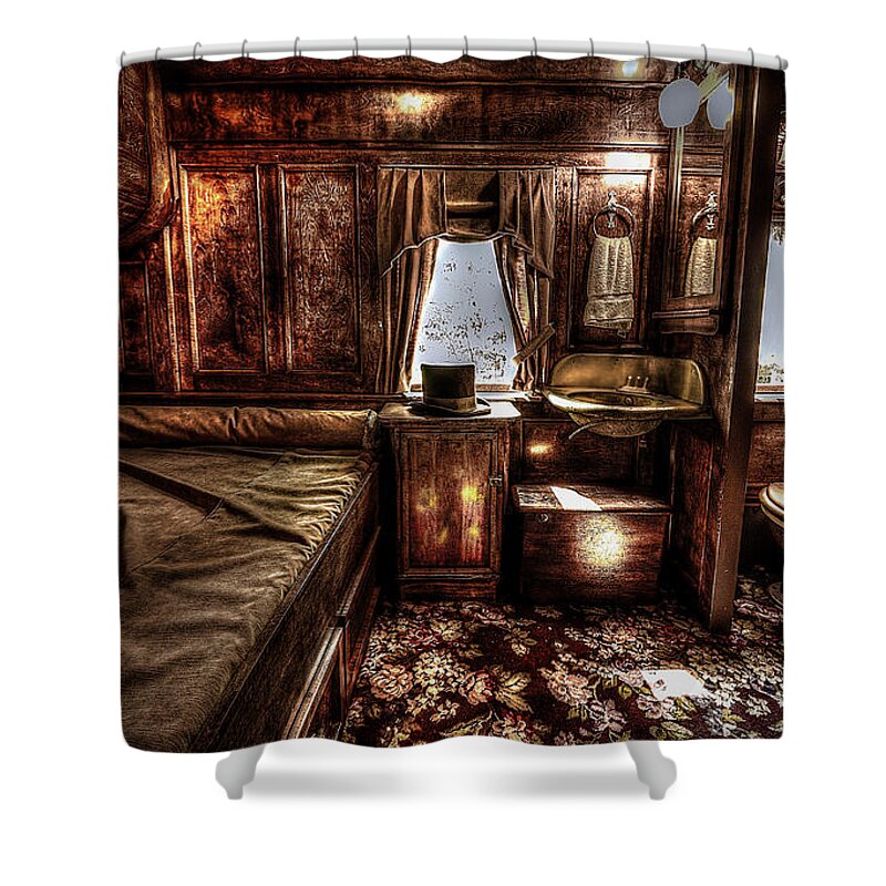 Sleeper Shower Curtain featuring the photograph First Class Sleeper by David Morefield