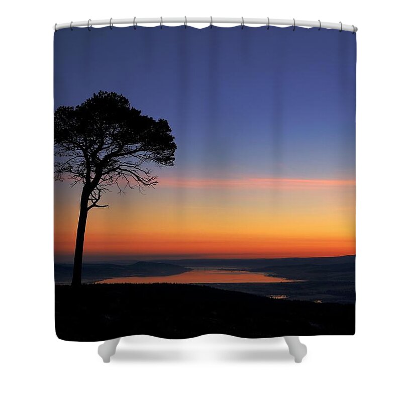 Beauly Firth Shower Curtain featuring the photograph First light by Gavin Macrae