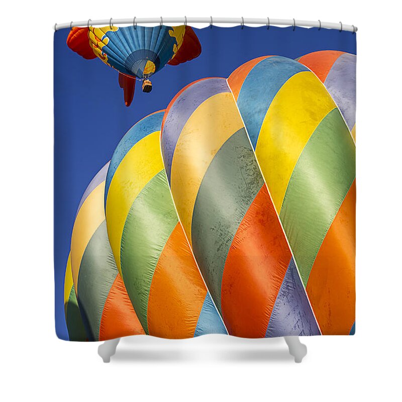 Fish Shower Curtain featuring the photograph Fish in the sky by Garry Gay