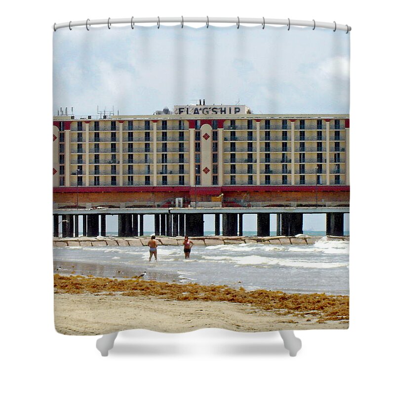 Texas Shower Curtain featuring the photograph Flagship by Erich Grant
