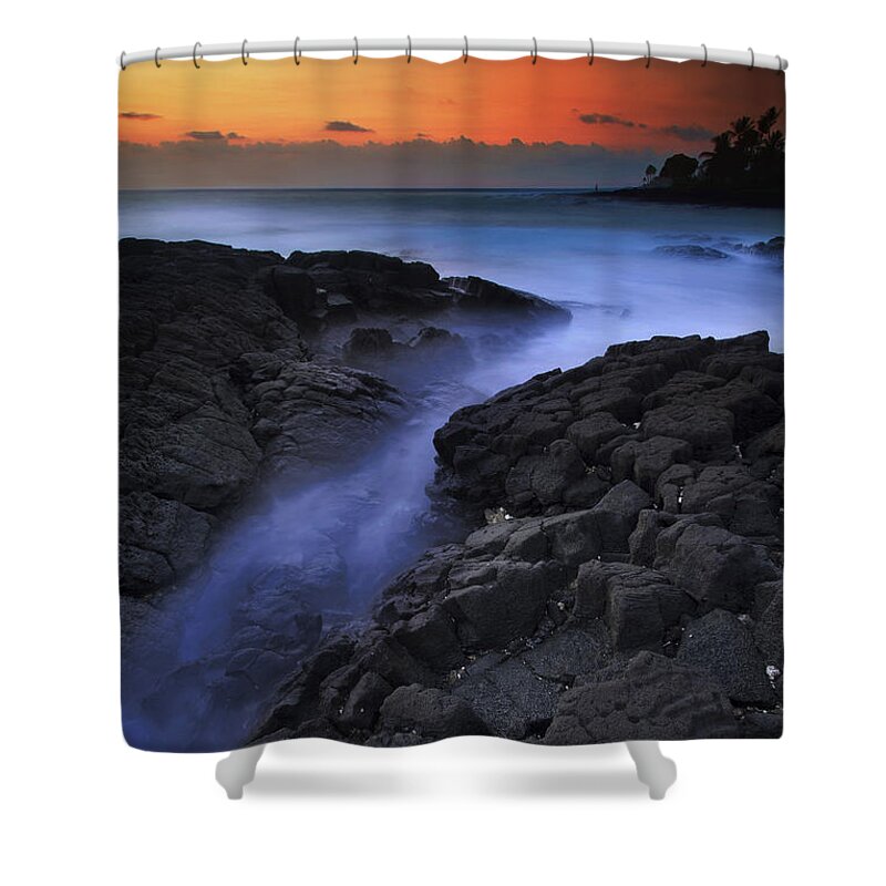 Hawaii Shower Curtain featuring the photograph Flow by Marco Crupi