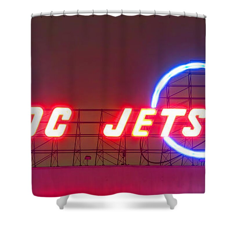 Plane Shower Curtain featuring the photograph Fly DC Jets by Heidi Smith