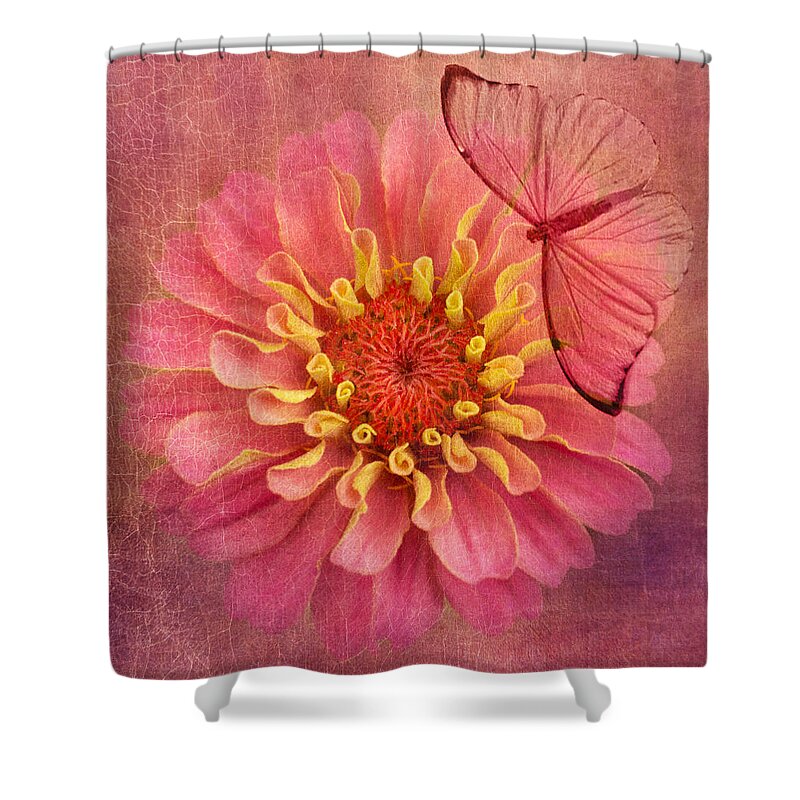 Vintage Shower Curtain featuring the photograph Fly With Me by Marina Kojukhova