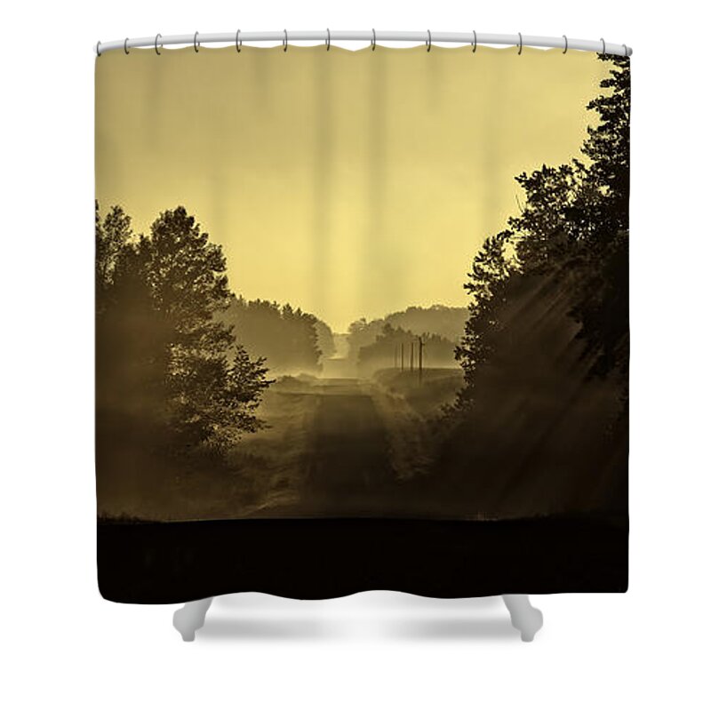 Killian Shower Curtain featuring the photograph Foggy Morning by Jan Killian