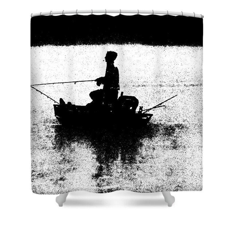 Fog Shower Curtain featuring the photograph Foggy River Dawn by William Jobes
