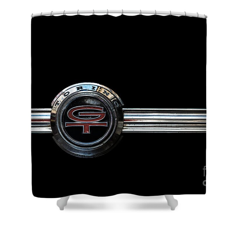 Ford Shower Curtain featuring the photograph Ford Torino G.T.390 by Hannes Cmarits