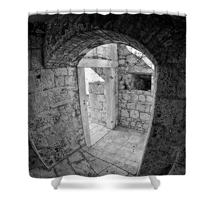 Fort Shower Curtain featuring the photograph Fort by Alexey Stiop