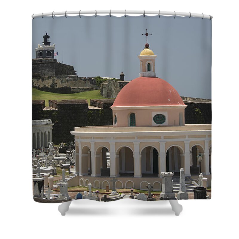 Landscape Shower Curtain featuring the photograph Fort San Felipe del Morro by Theodore Jones