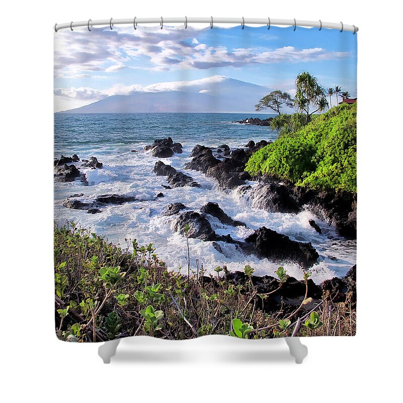 Hawaii Shower Curtain featuring the photograph Four Seasons 117 by Dawn Eshelman