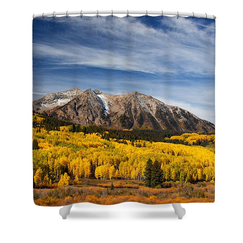 Colorado Shower Curtain featuring the photograph Fresh Air by Darren White