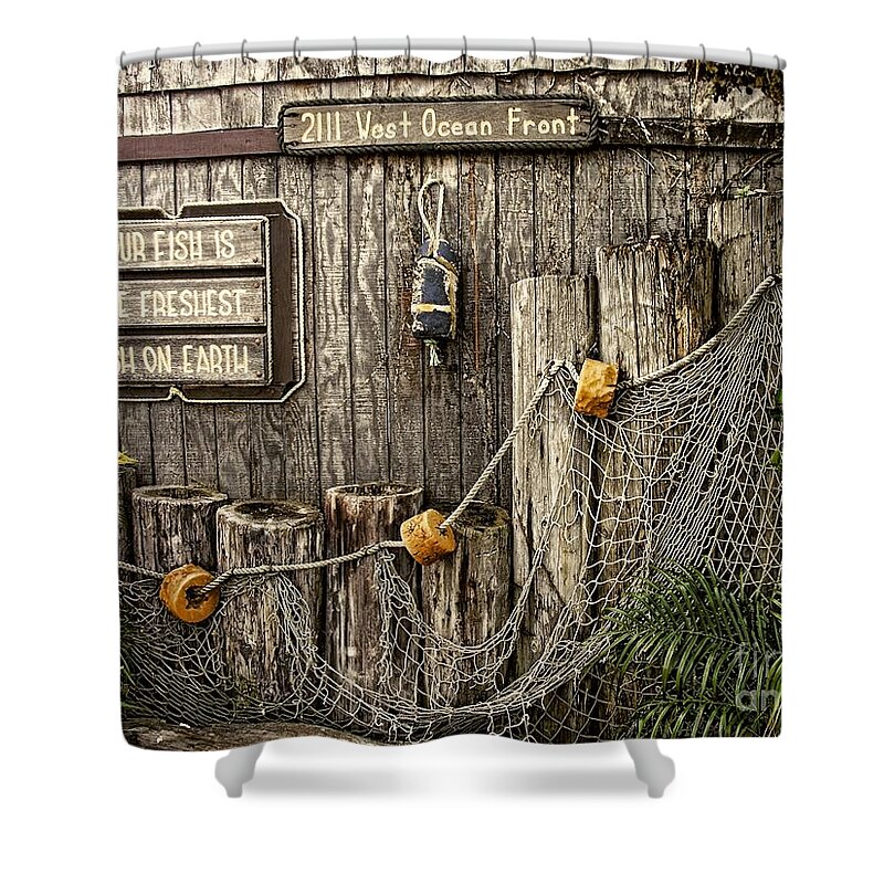 Fish Shower Curtain featuring the photograph Fresh Fish by Peggy Hughes