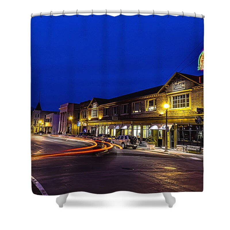 Smith Bros Shower Curtain featuring the photograph Friday Night Lights by James Meyer